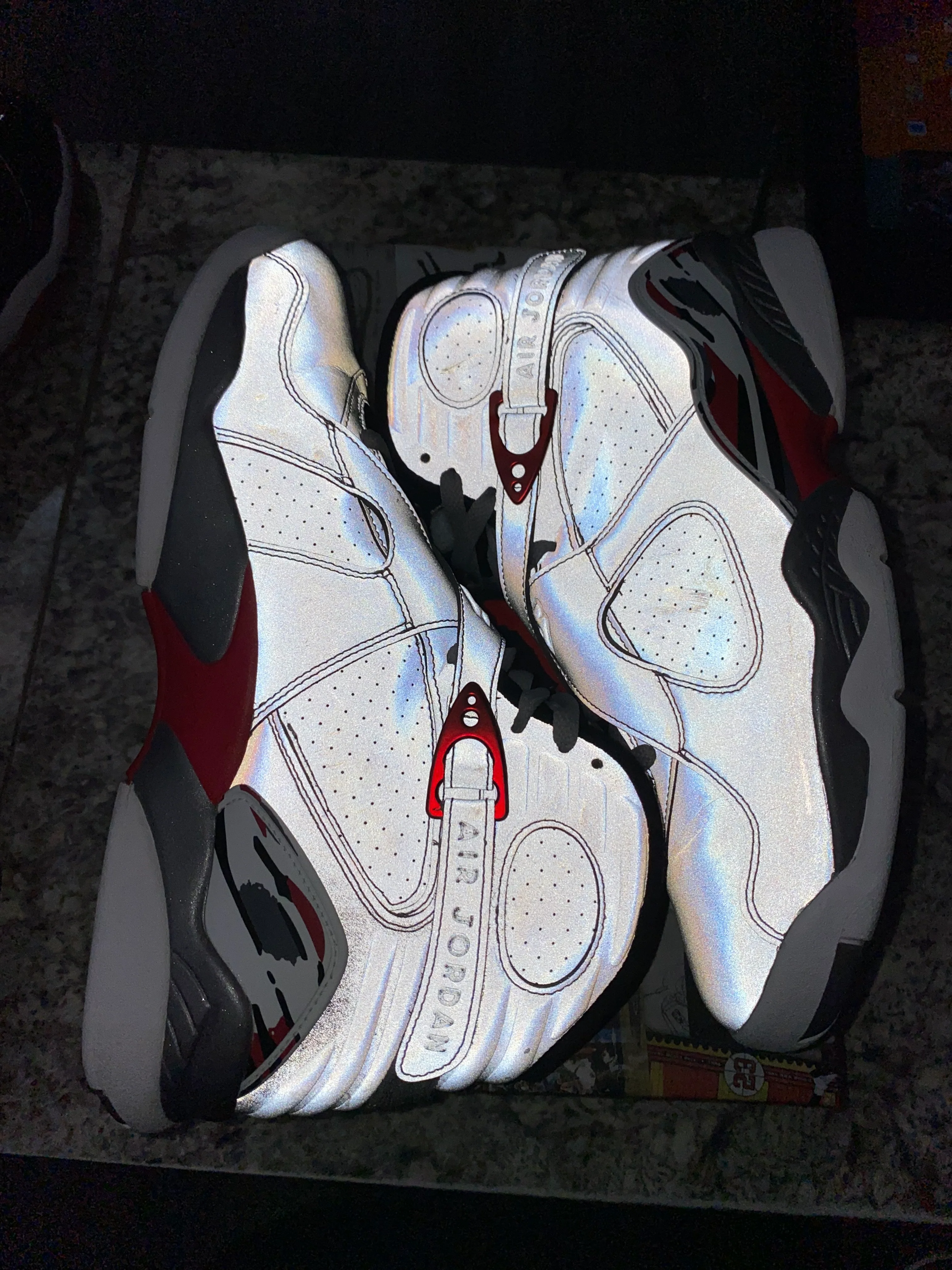 Jordan 8 Retro Reflections of a Champion (DAMAGED BOX) - Image 4