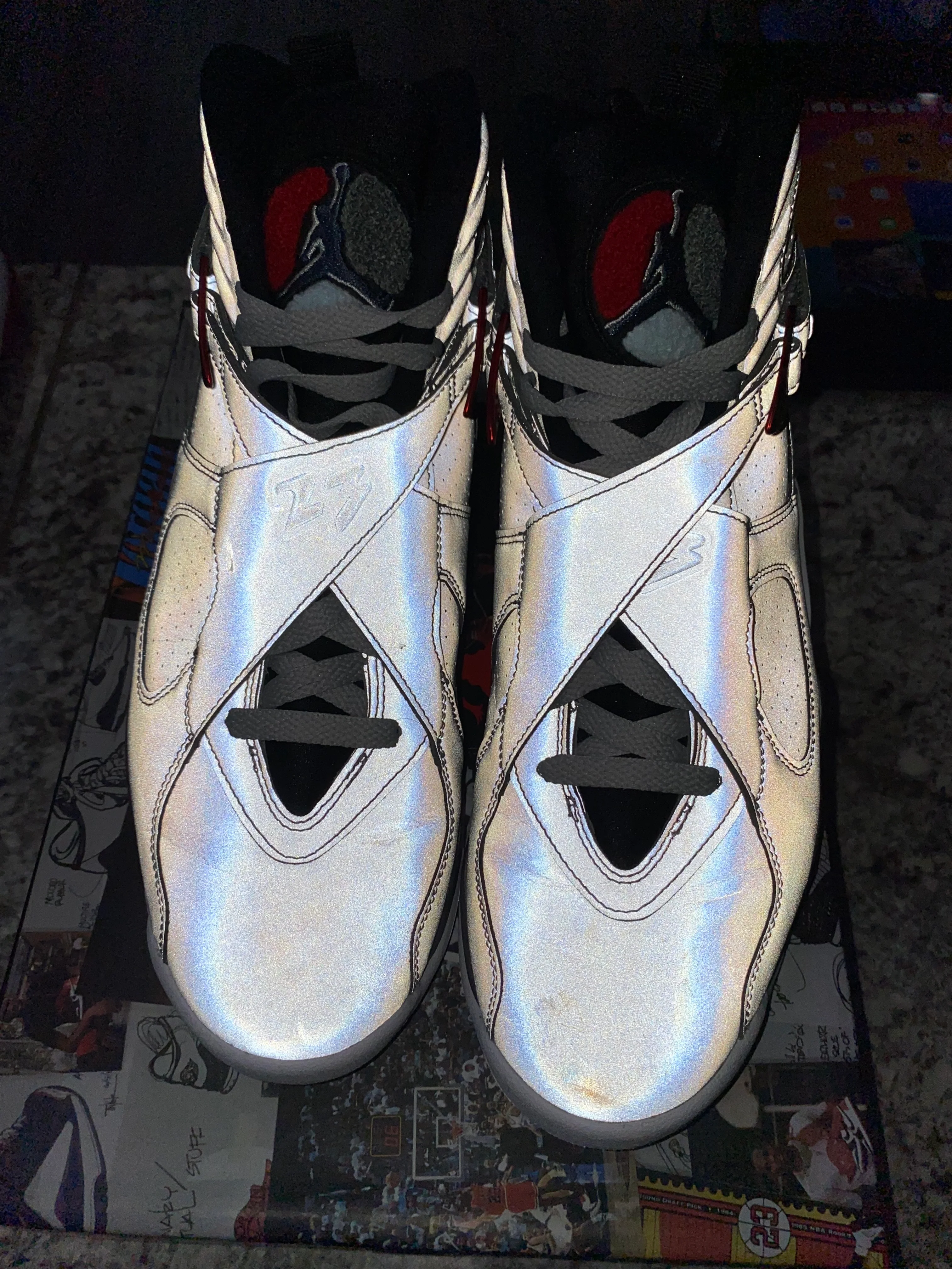 Jordan 8 Retro Reflections of a Champion (DAMAGED BOX) - Image 6