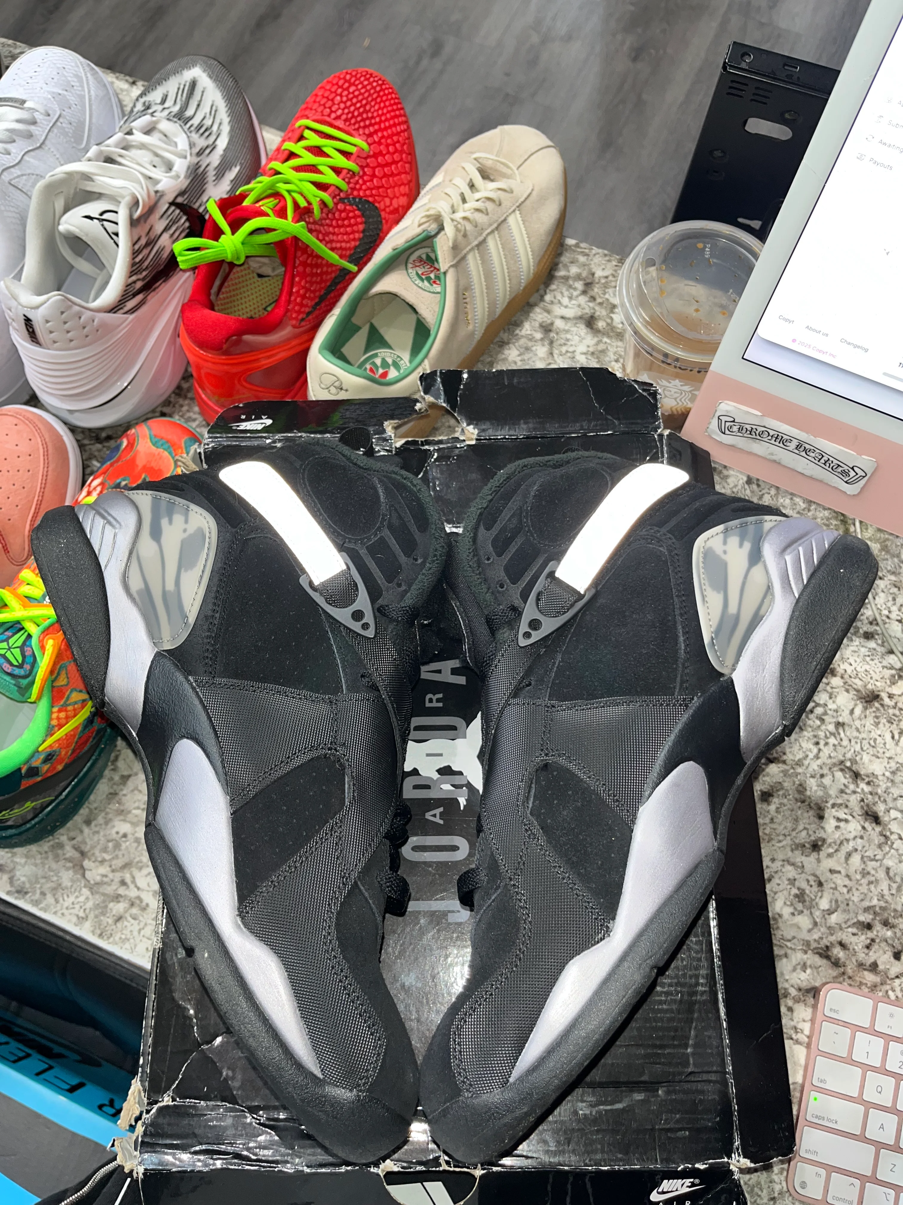 Jordan 8 Retro Winterized Gunsmoke (DAMAGED BOX) - Image 4