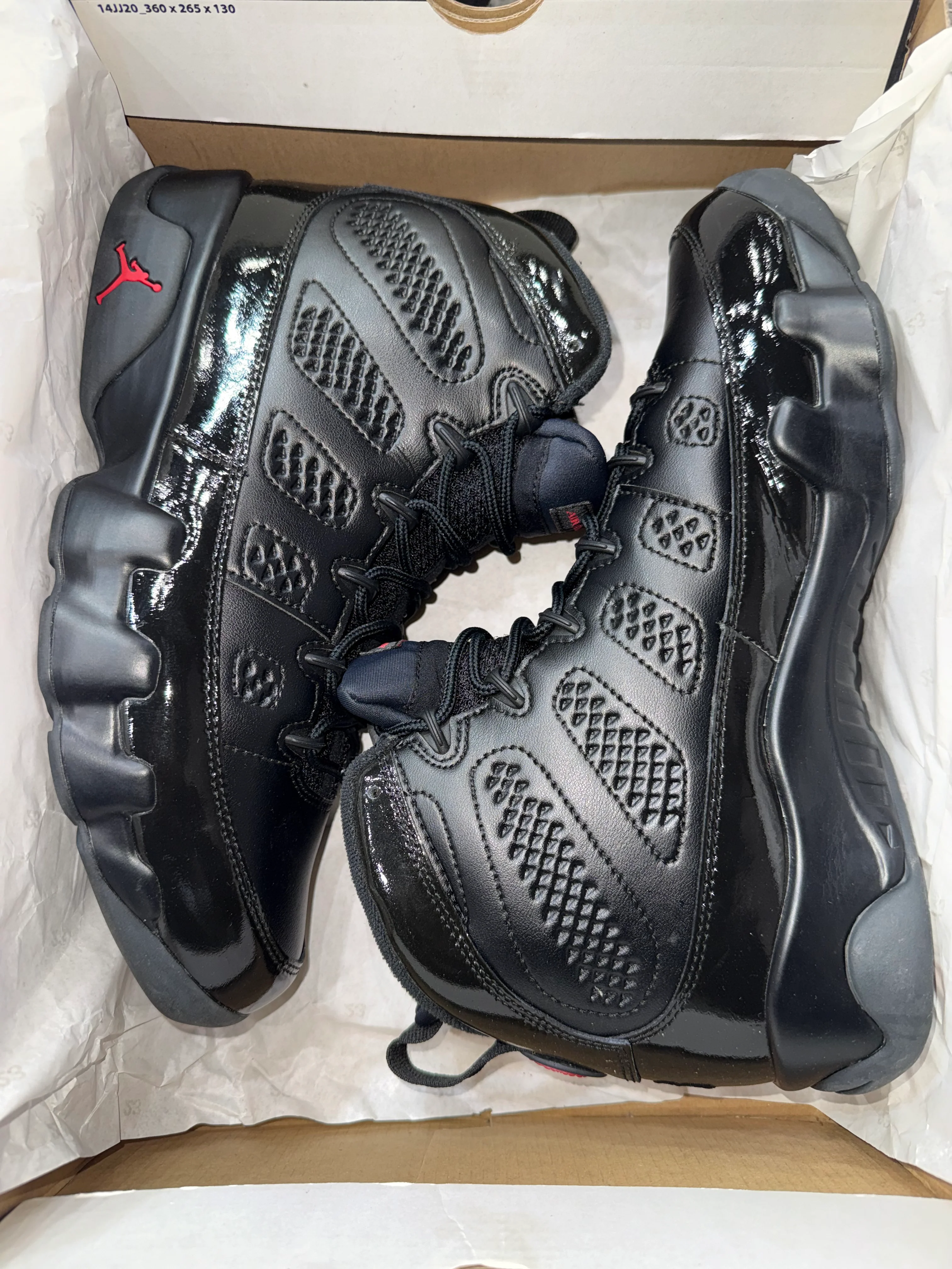 Jordan 9 Retro Bred Patent - Image 5