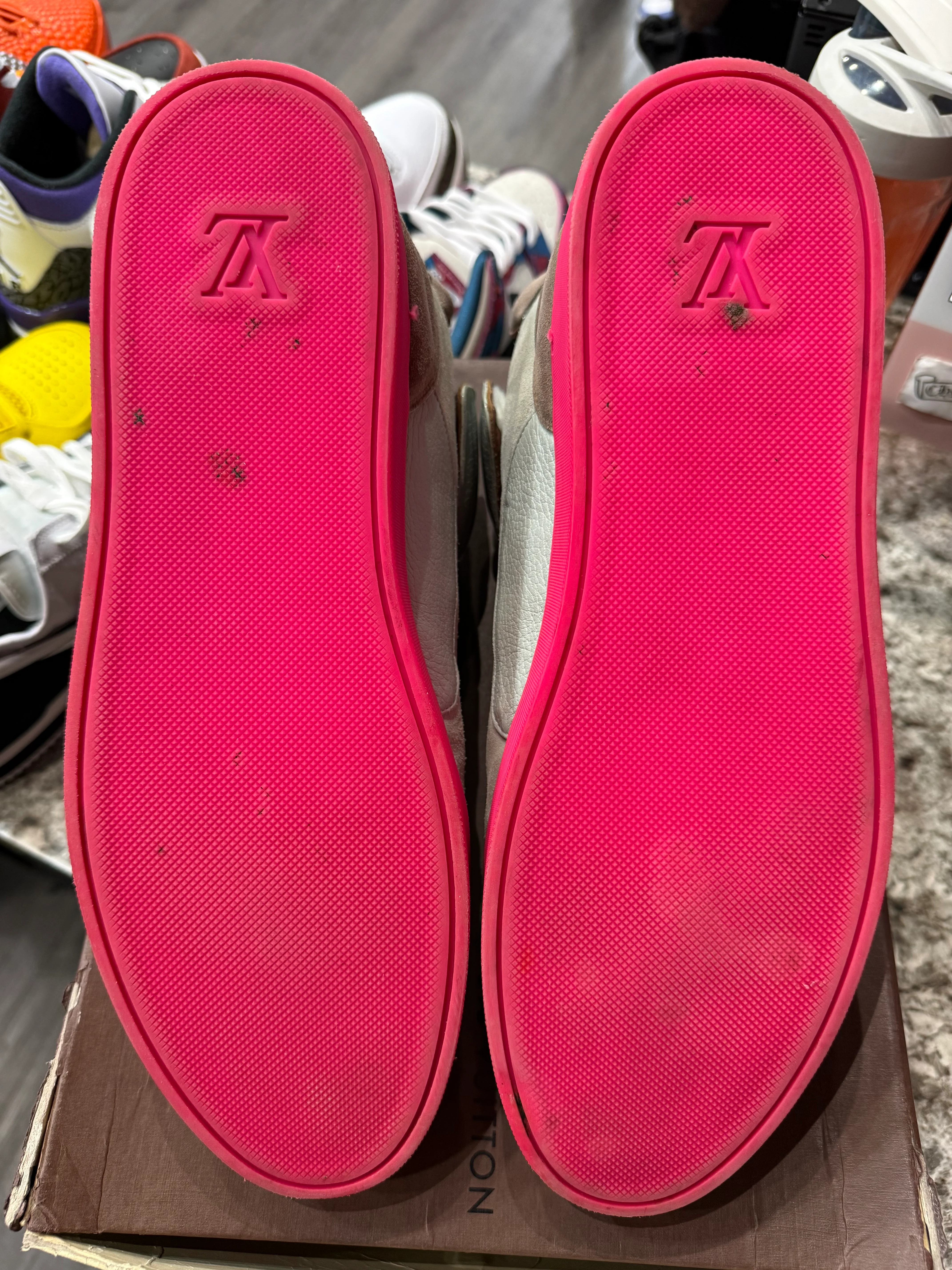 Louis Vuitton Jaspers Kanye Patchwork Zen Grey Pink - Image 5
