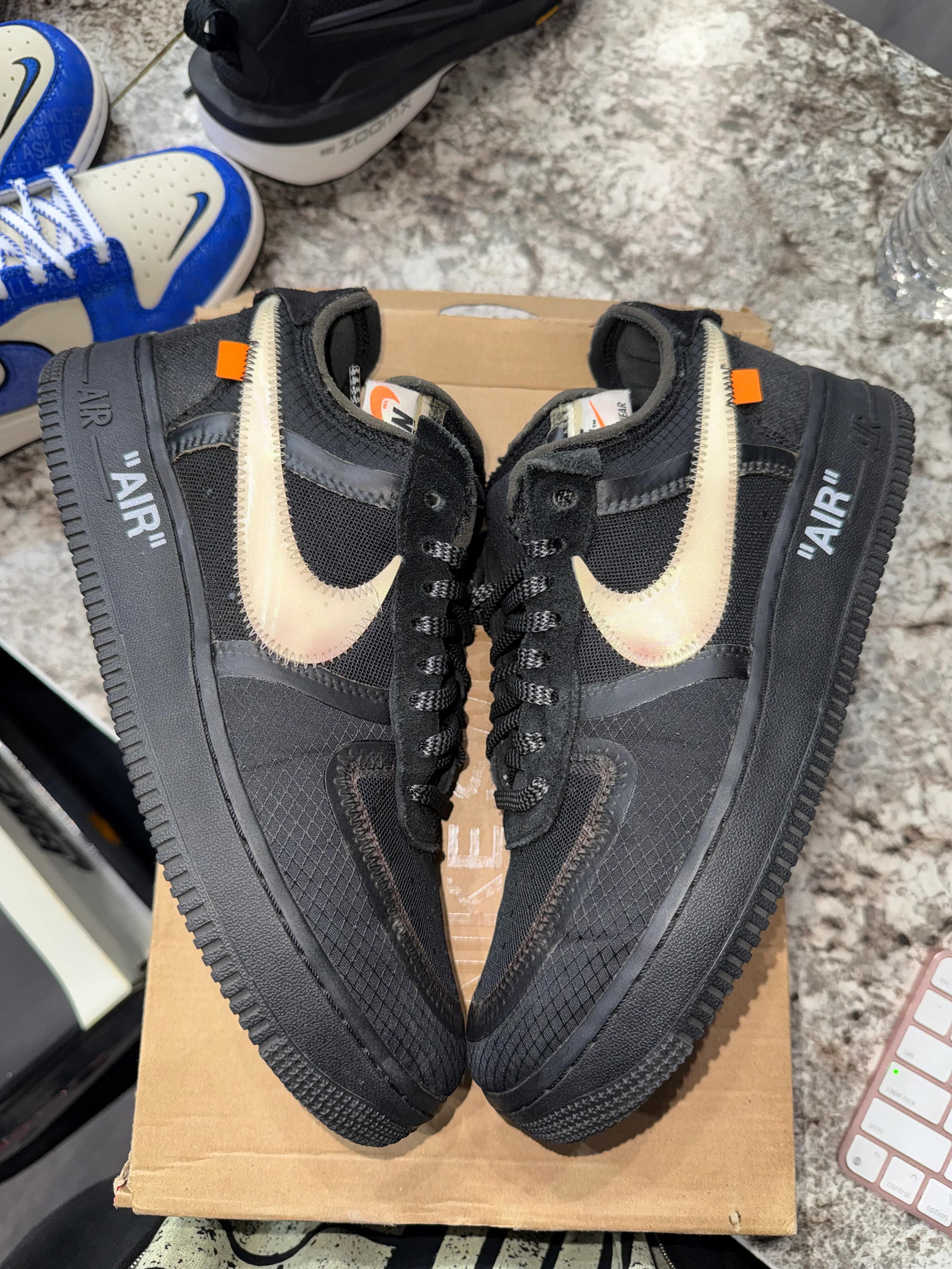 Nike Air Force 1 Low Off-White Black White - Image 3