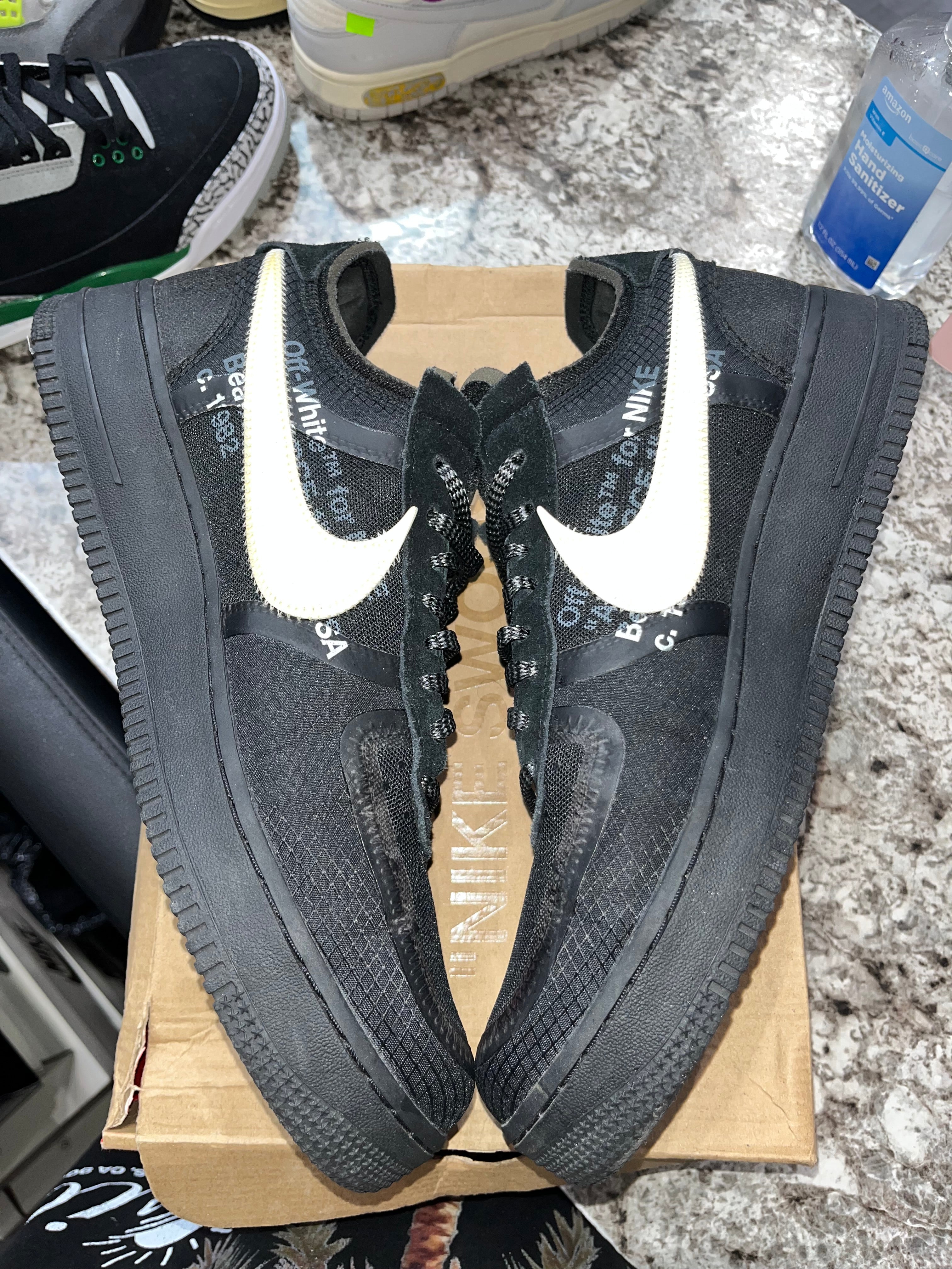 Nike Air Force 1 Low Off-White Black White - Image 3