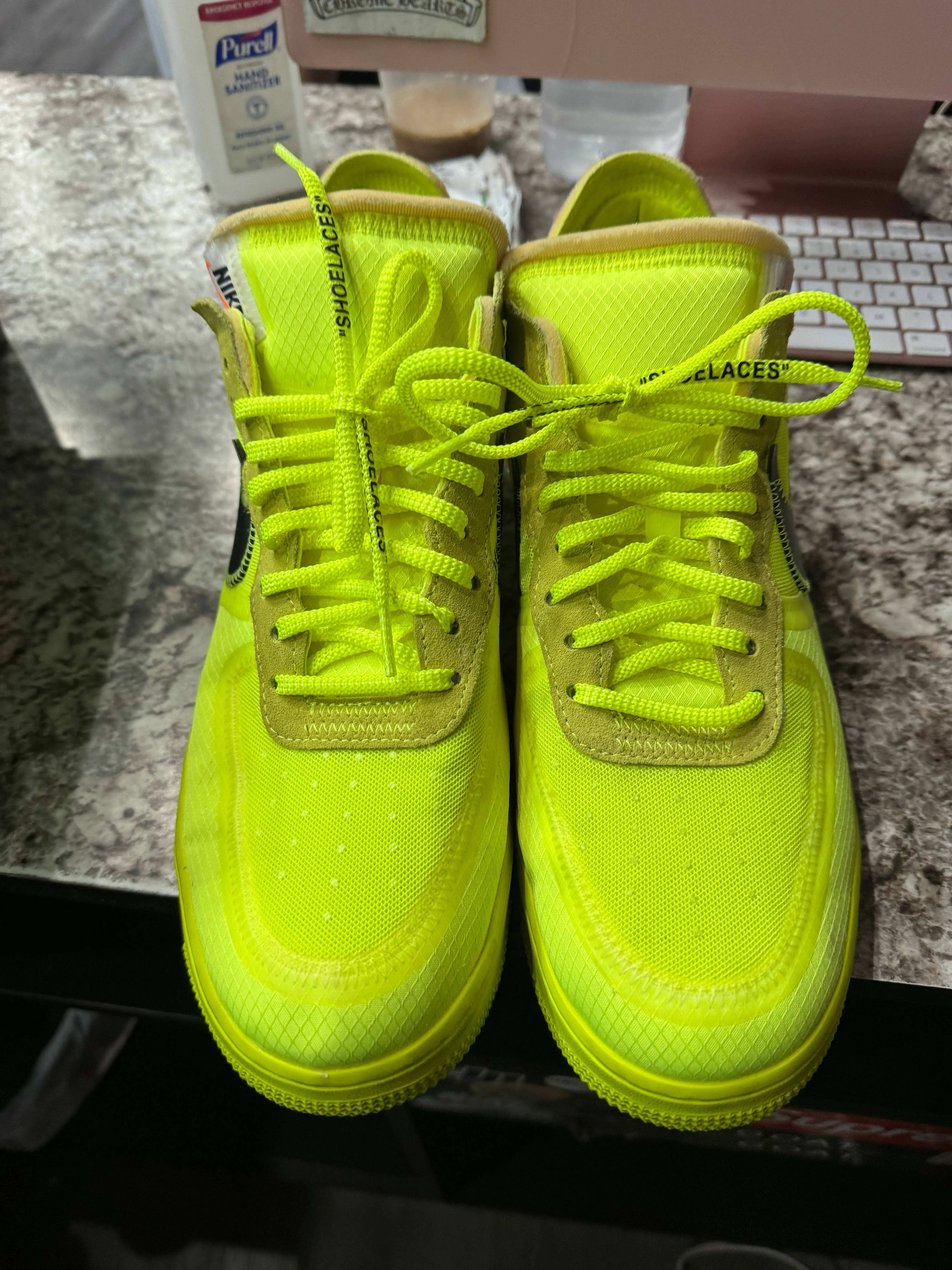 Nike Air Force 1 Low Off-White Volt - Image 2