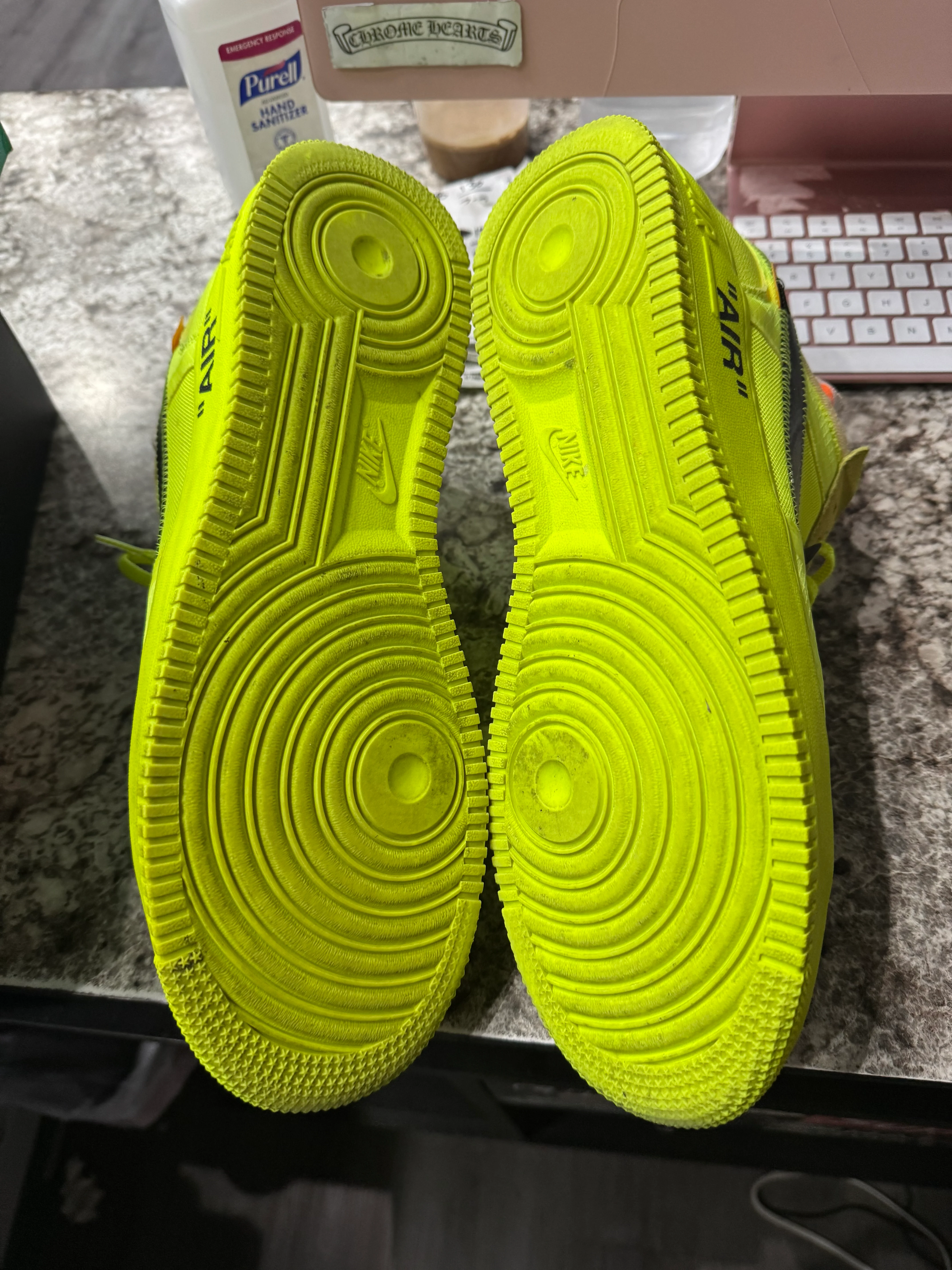 Nike Air Force 1 Low Off-White Volt - Image 3