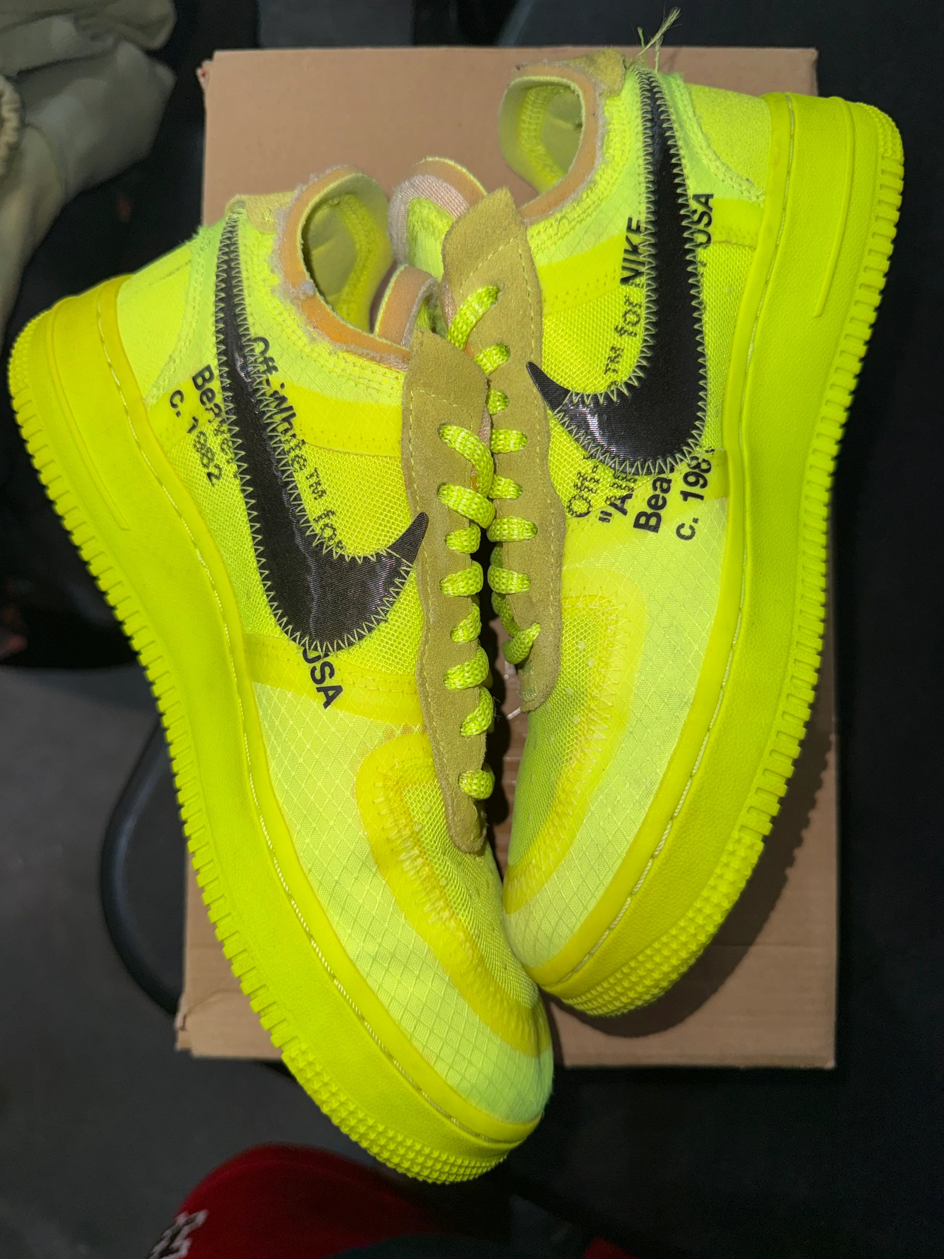 Nike Air Force 1 Low Off-White Volt - Image 3