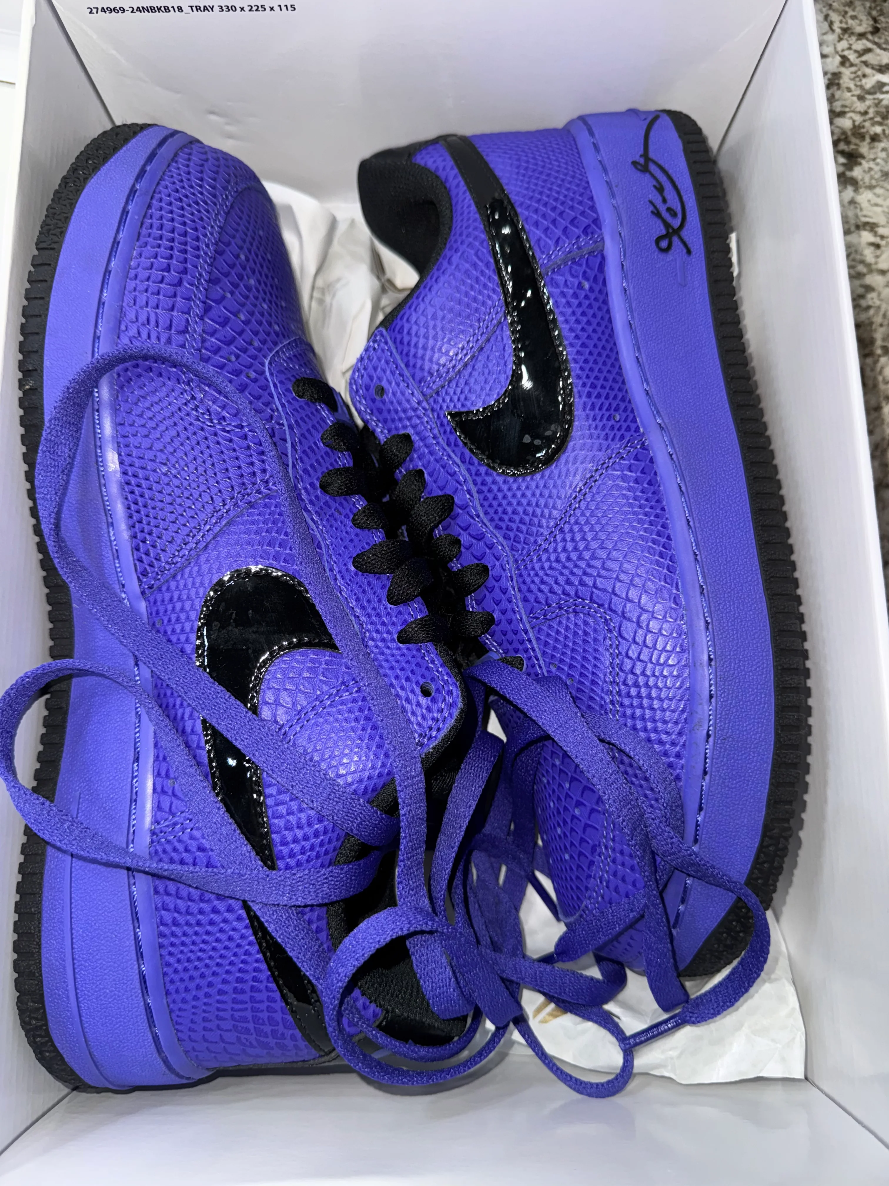 Nike Air Force 1 Low Protro Kobe Bryant x FC Barcelona Persian Violet - Image 2