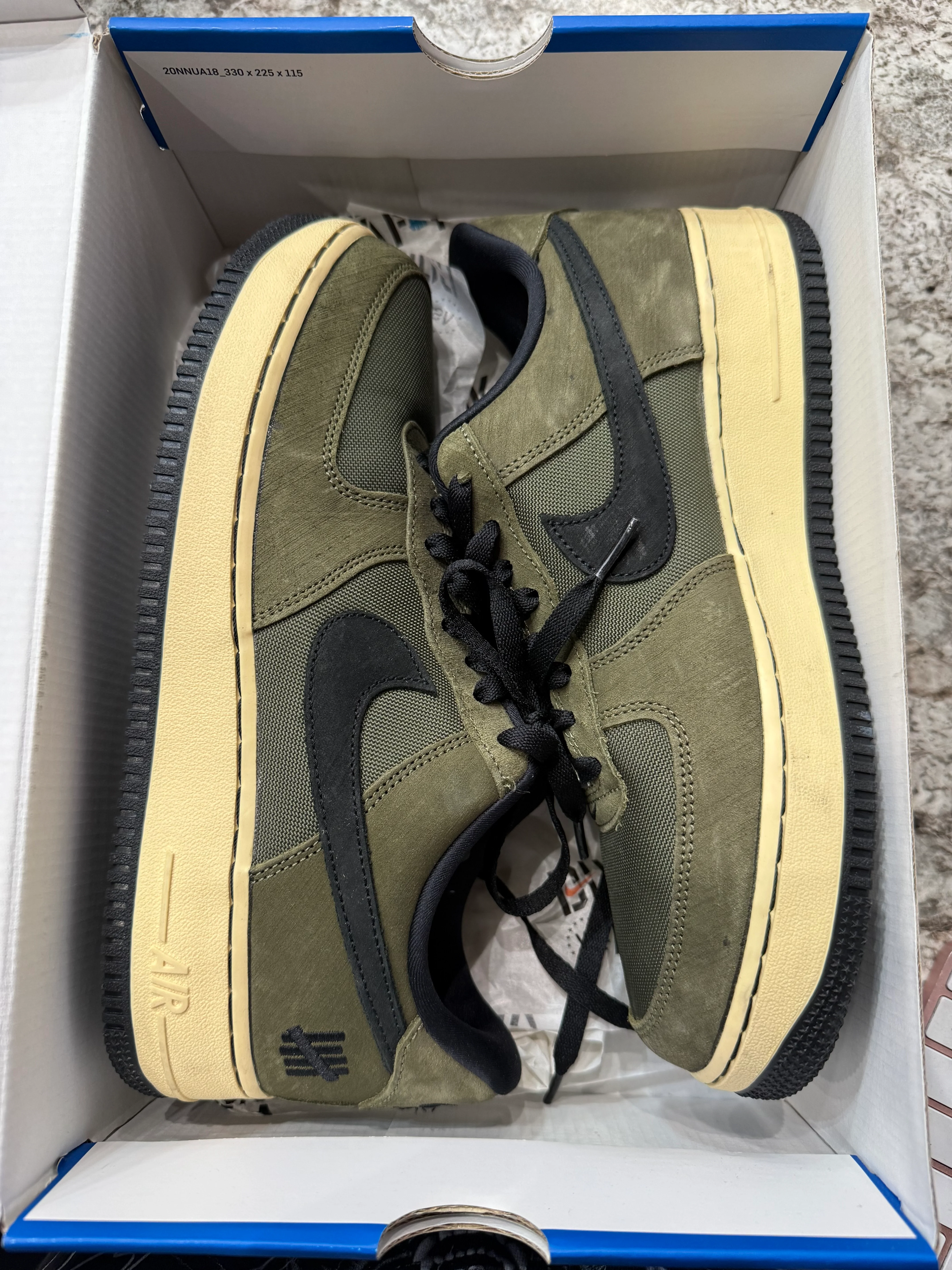 Nike Air Force 1 Low SP Undefeated Ballistic Dunk vs. AF1 - Image 6