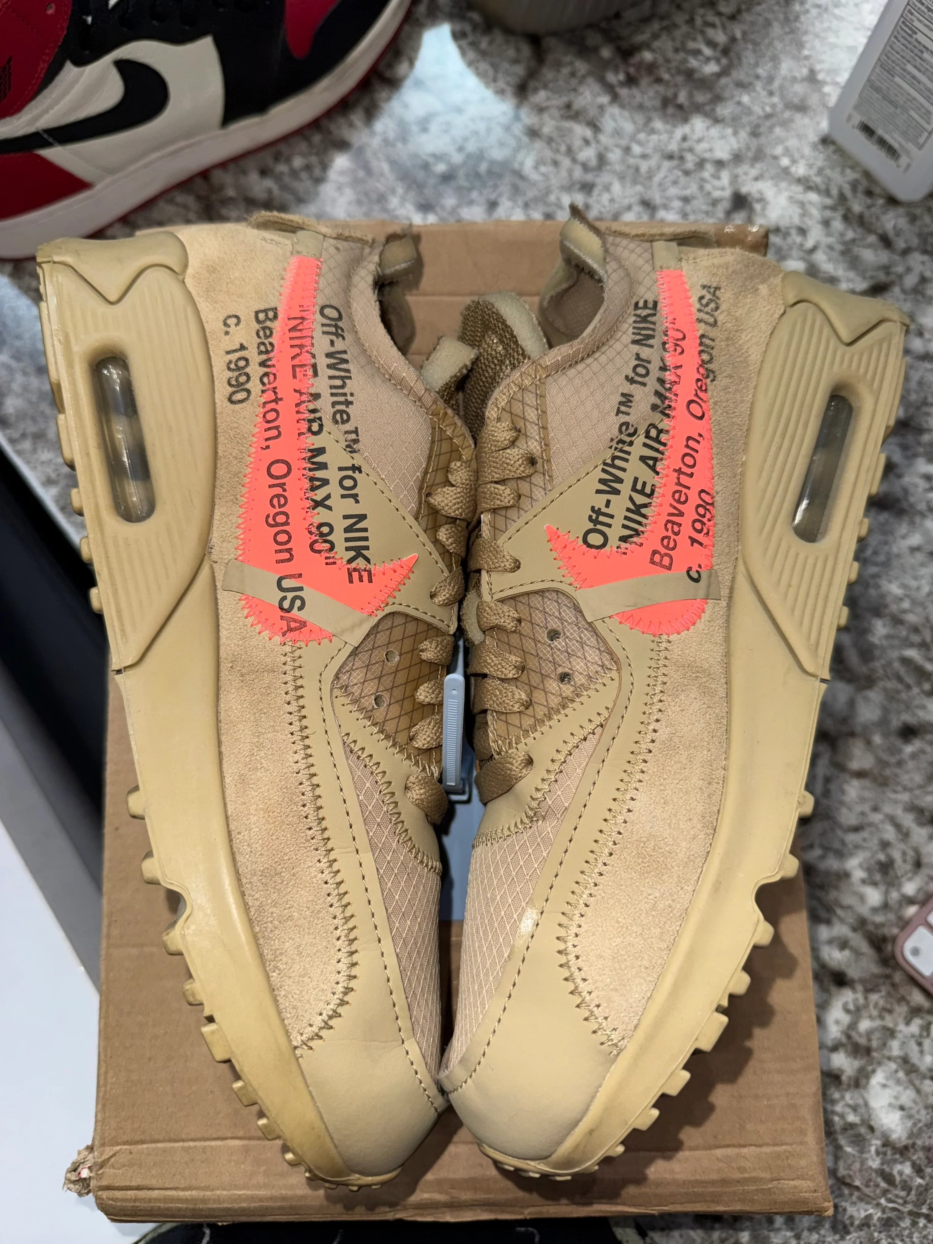 Nike Air Max 90 Off-White Desert Ore - Image 4