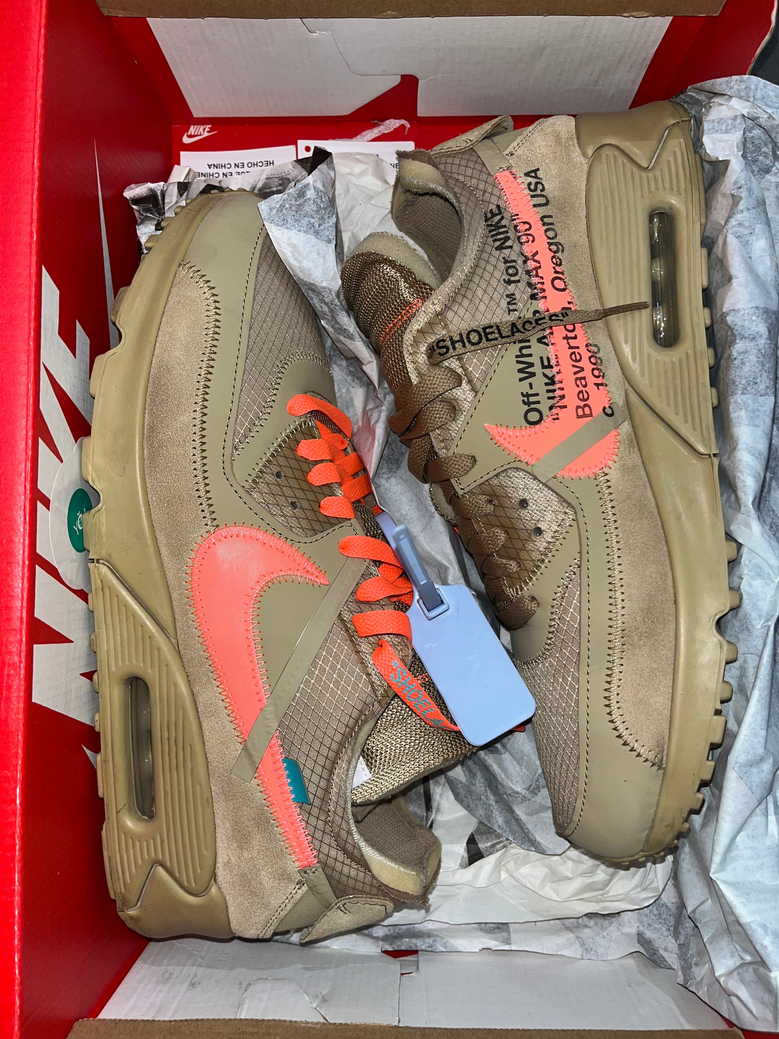 Nike Air Max 90 Off-White Desert Ore - Image 5