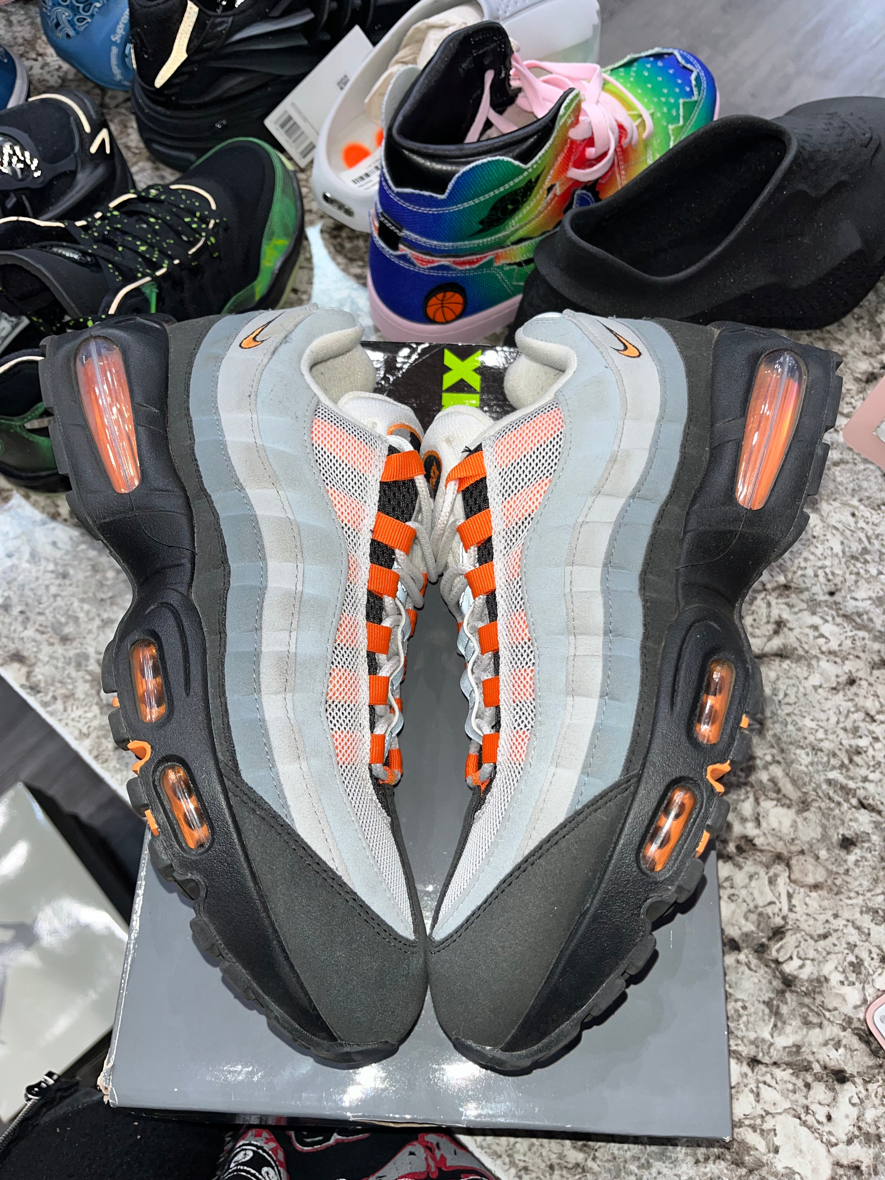 Nike Air Max 95 OG Big Bubble Bright Mandarin (2025) - Image 2