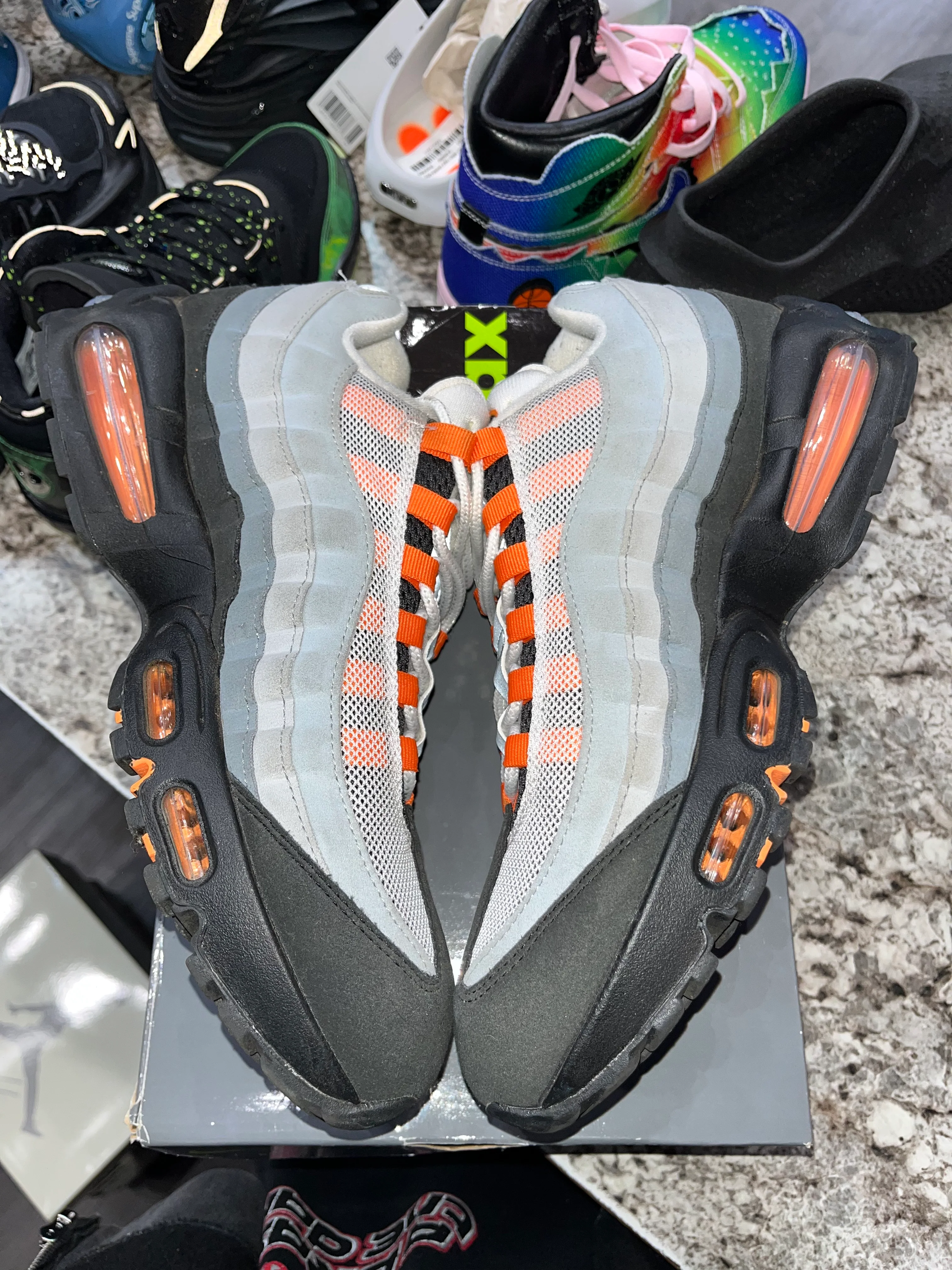 Nike Air Max 95 OG Big Bubble Bright Mandarin (2025) - Image 3