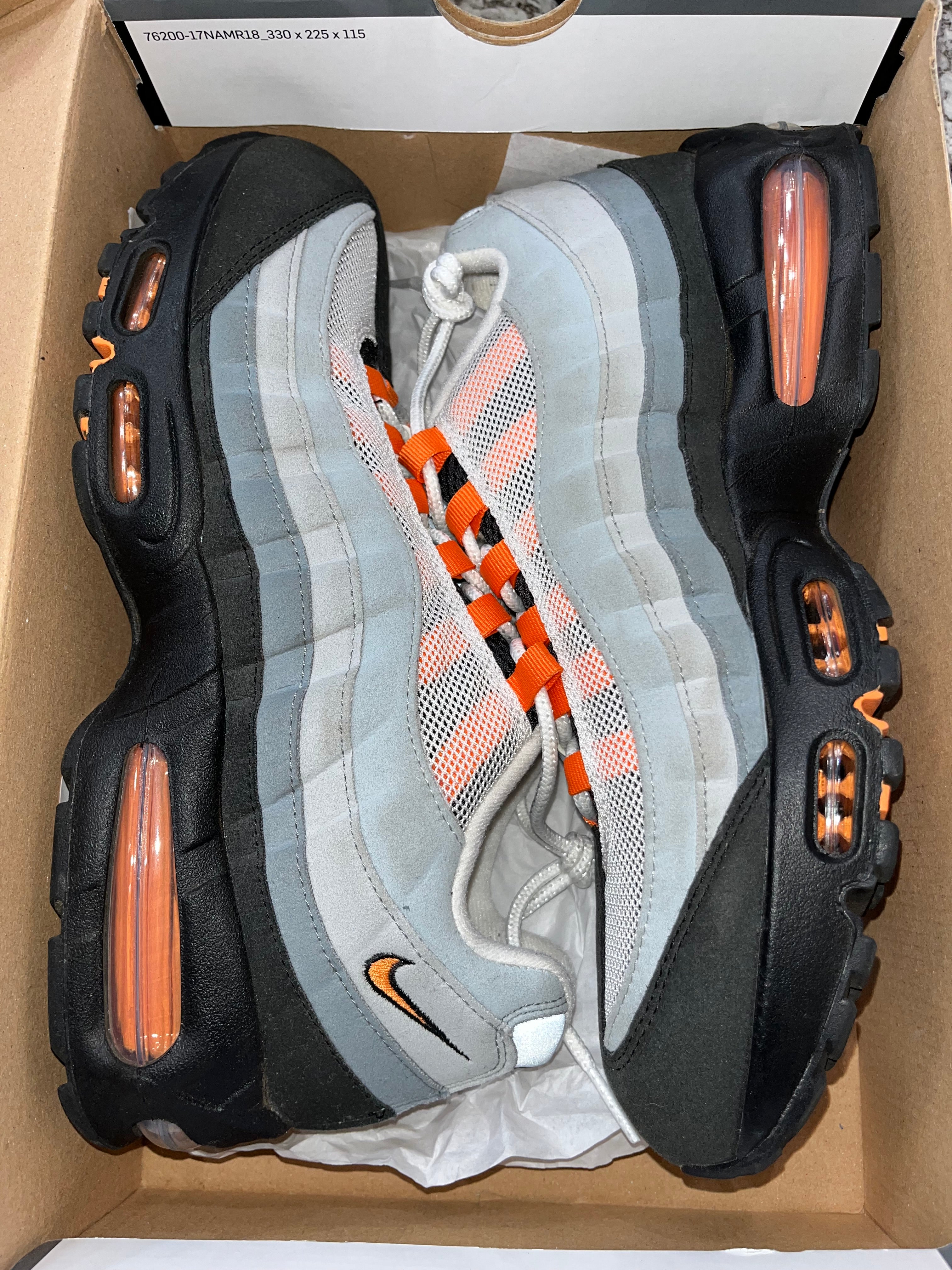 Nike Air Max 95 OG Big Bubble Bright Mandarin (2025) - Image 5