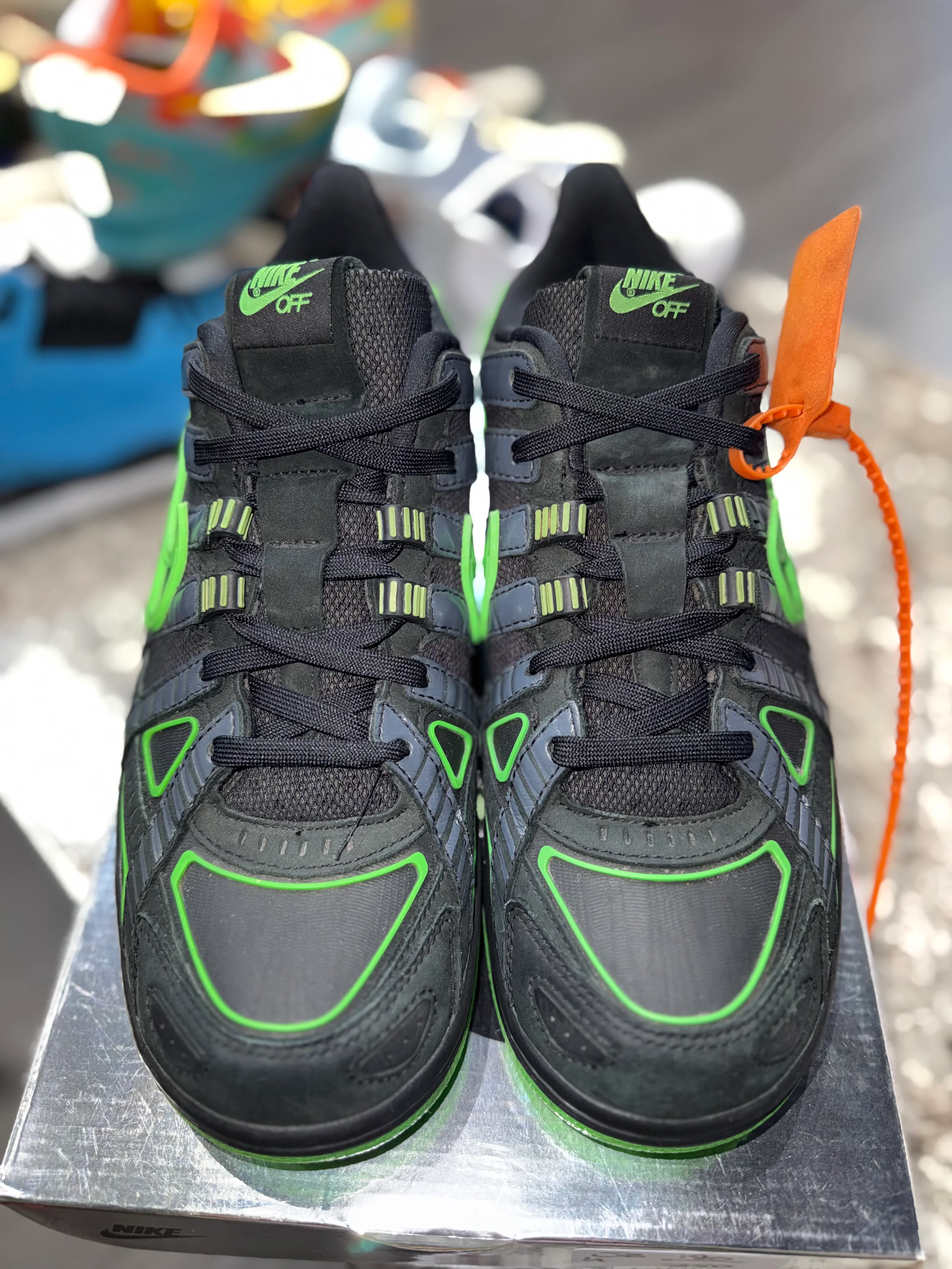 Nike Air Rubber Dunk Off-White Green Strike - Image 2