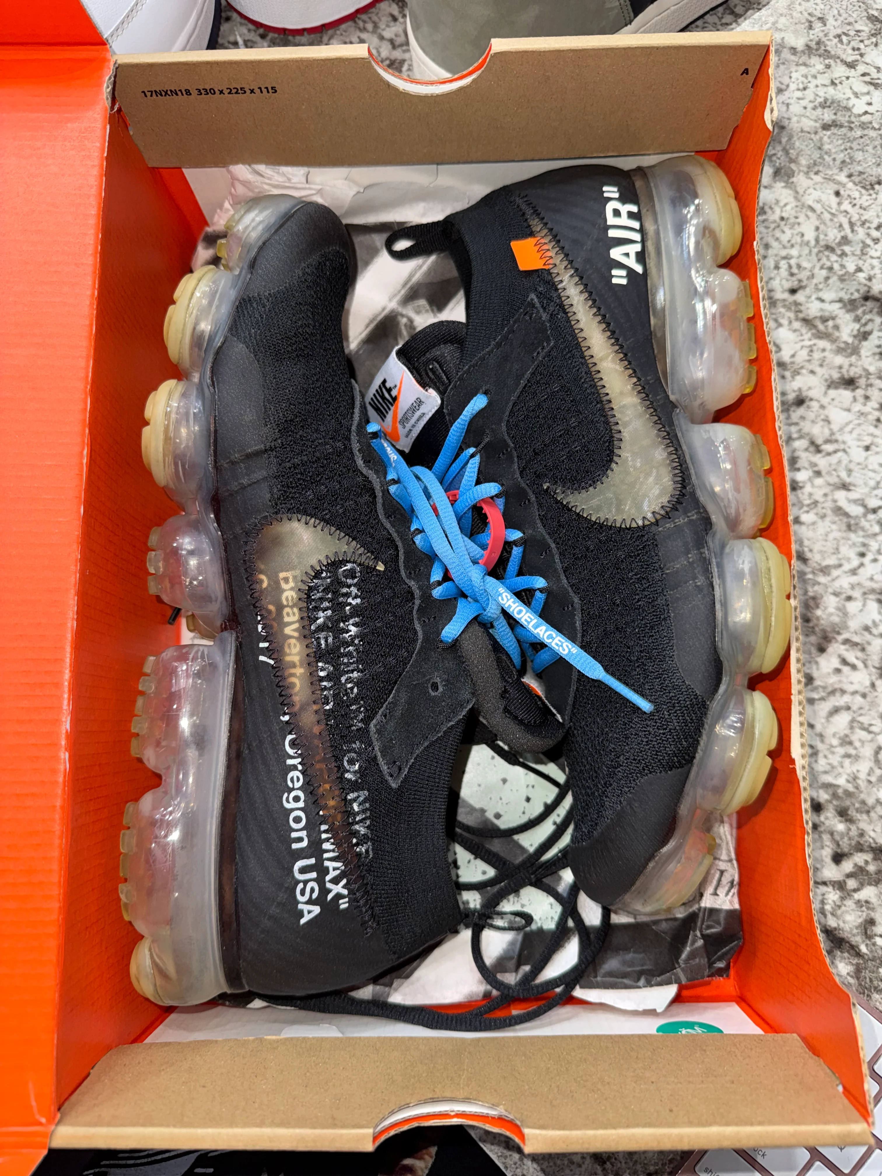Nike Air VaporMax Off-White Black (2018) - Image 6