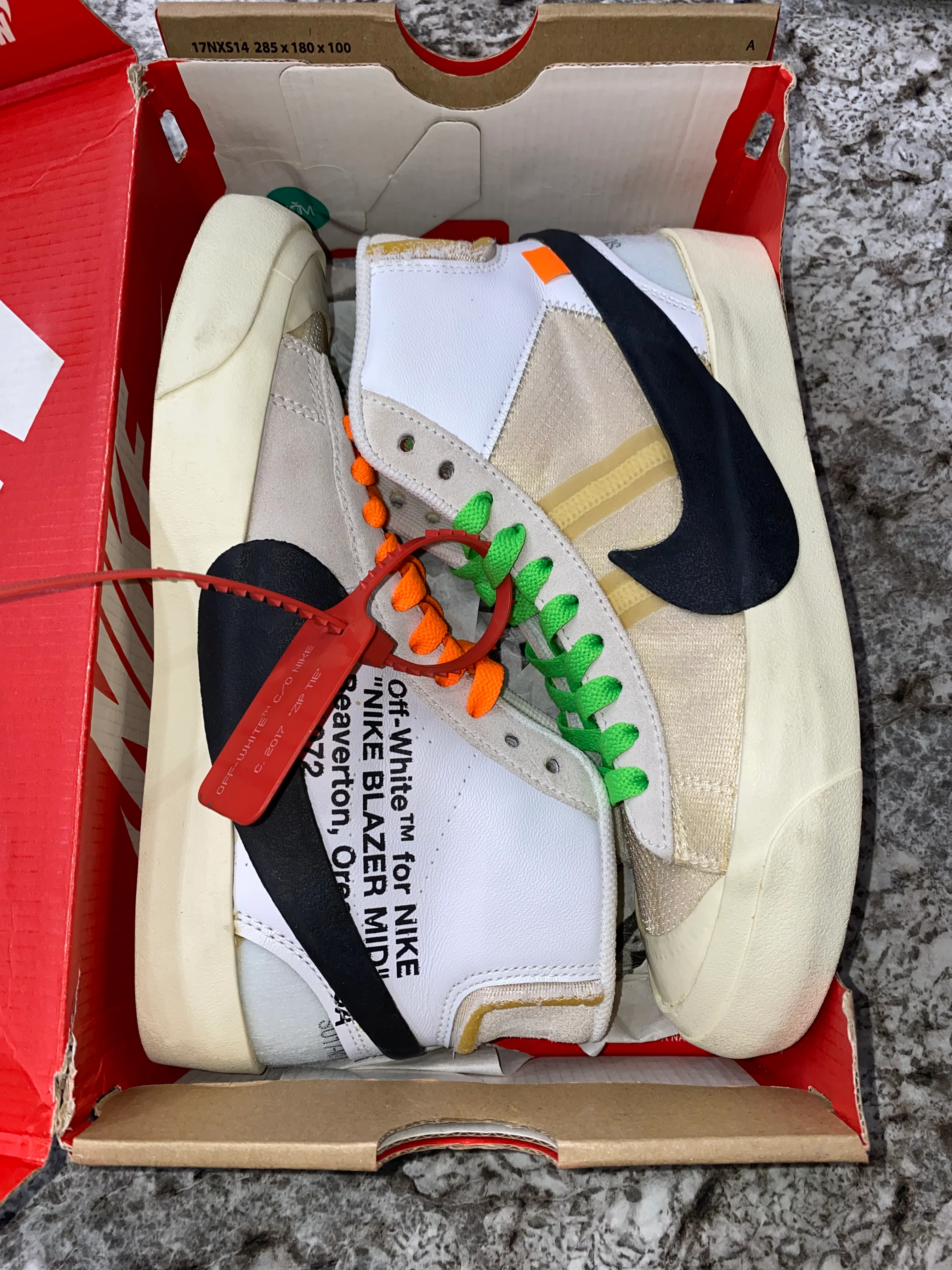 Nike Blazer Mid Off-White (DAMAGED BOX) - Image 6