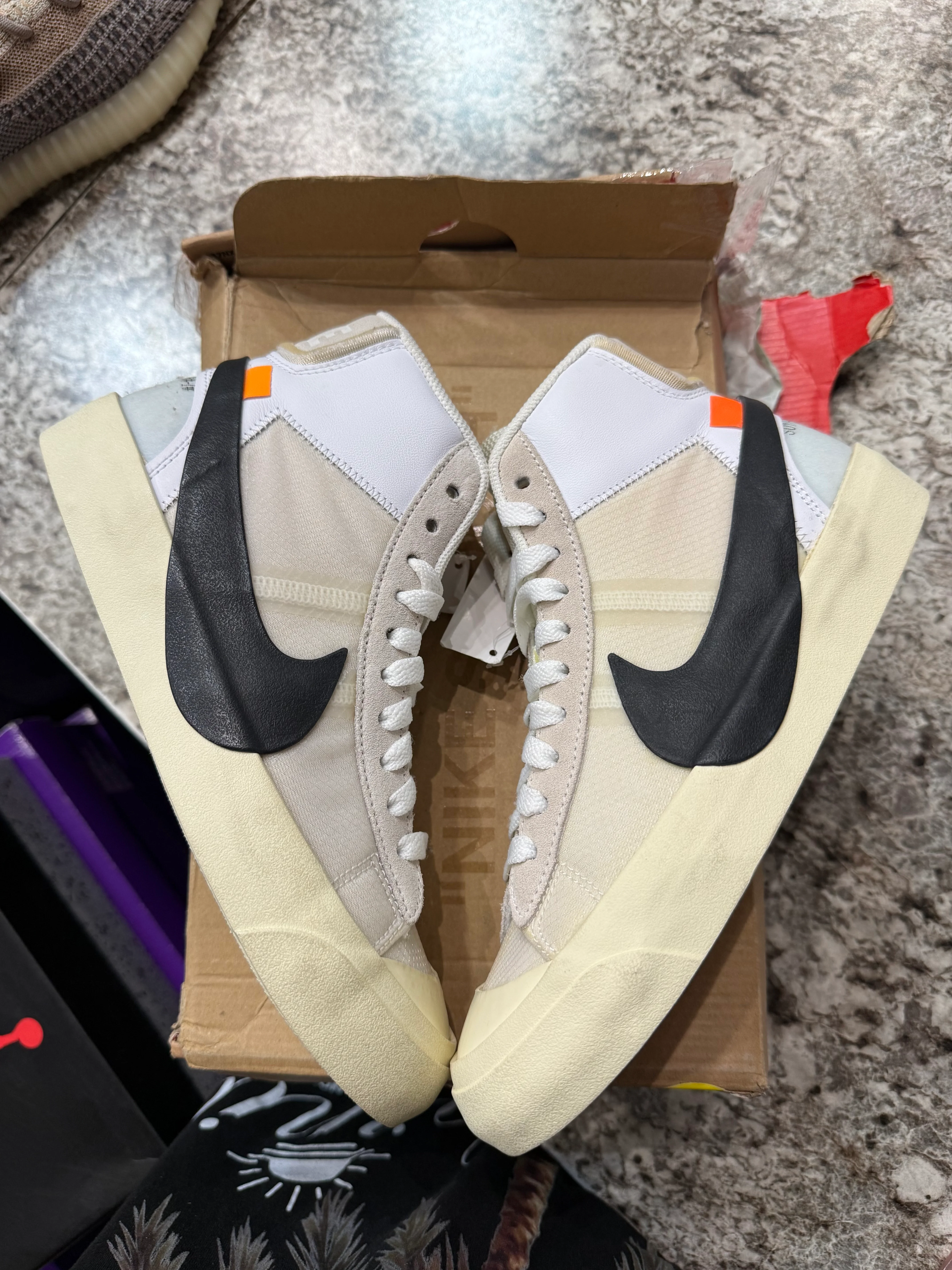 Nike Blazer Mid Off-White (VNDS) - Image 3