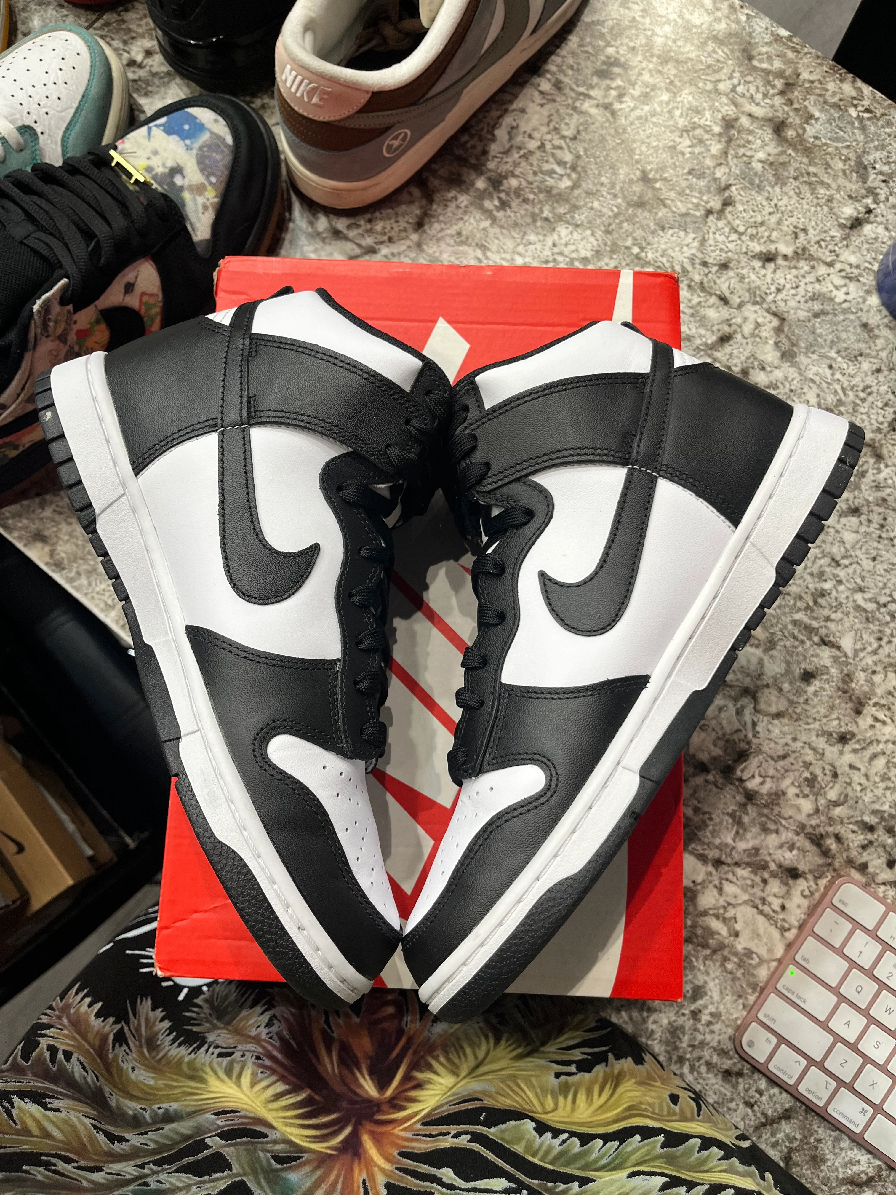 Nike Dunk High Panda Black White (2021/2024) - Image 4