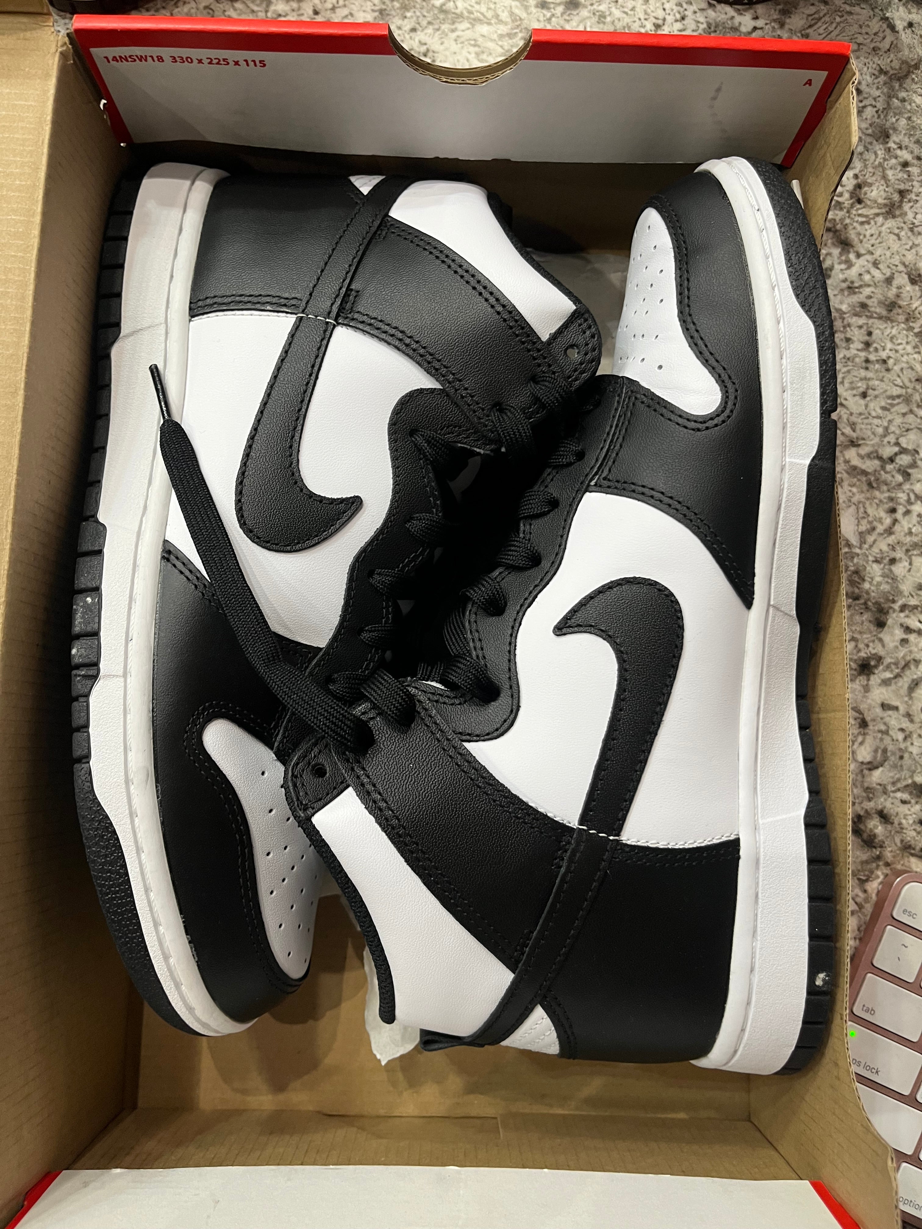 Nike Dunk High Panda Black White (2021/2024) - Image 6