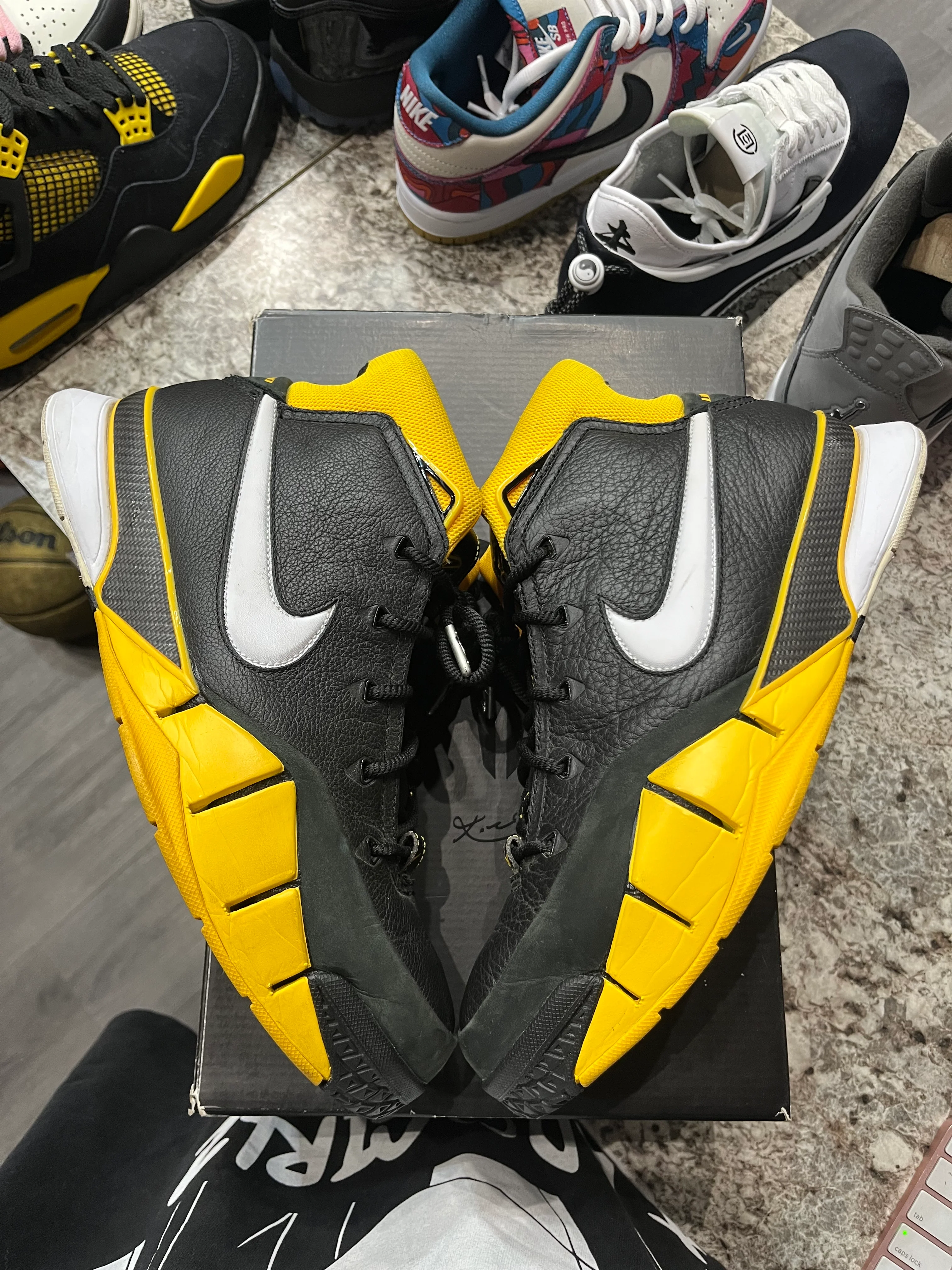 Nike Kobe 1 Protro Black Maize - Image 3