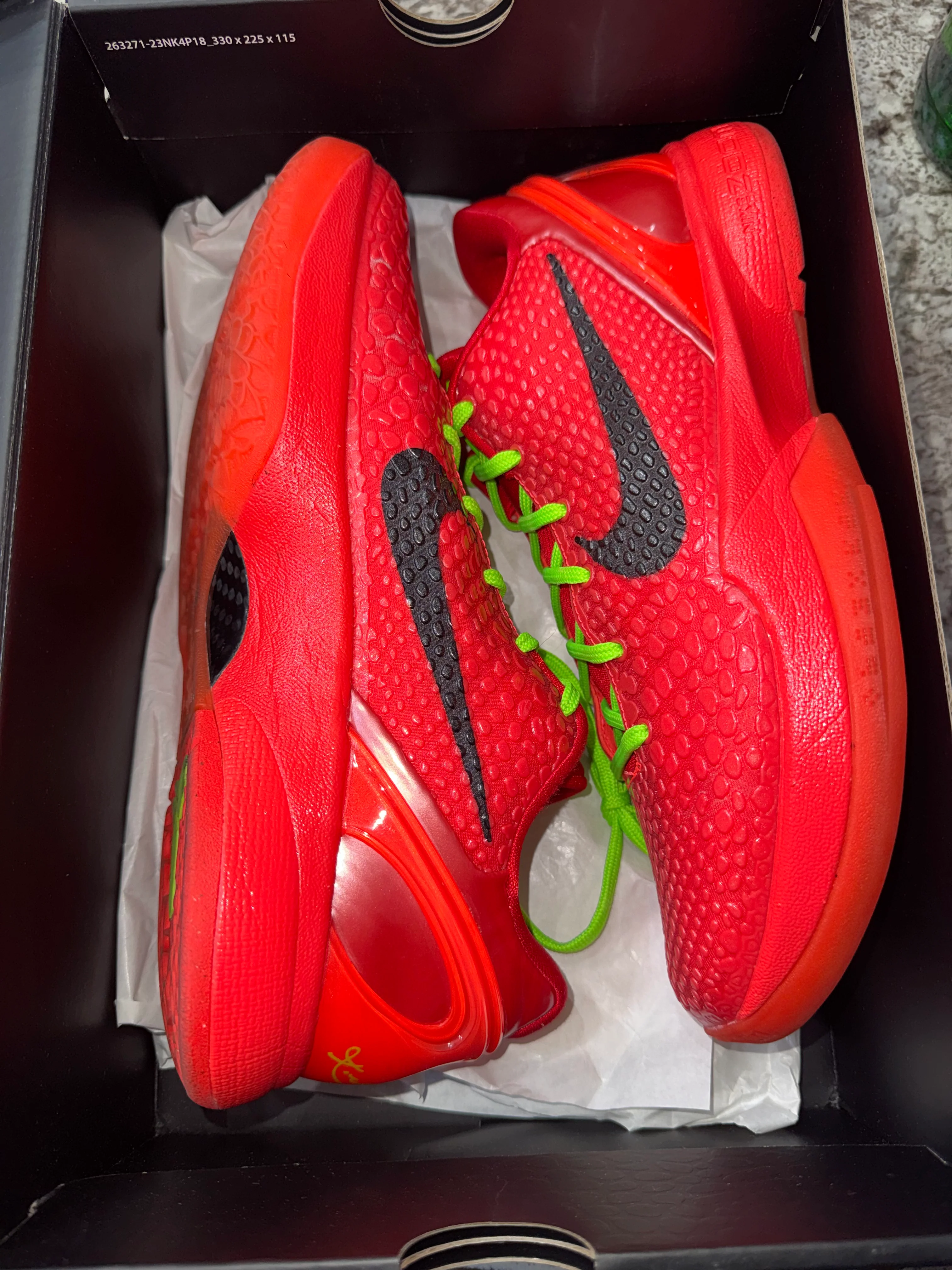Nike Kobe 6 Protro Reverse Grinch - Image 5