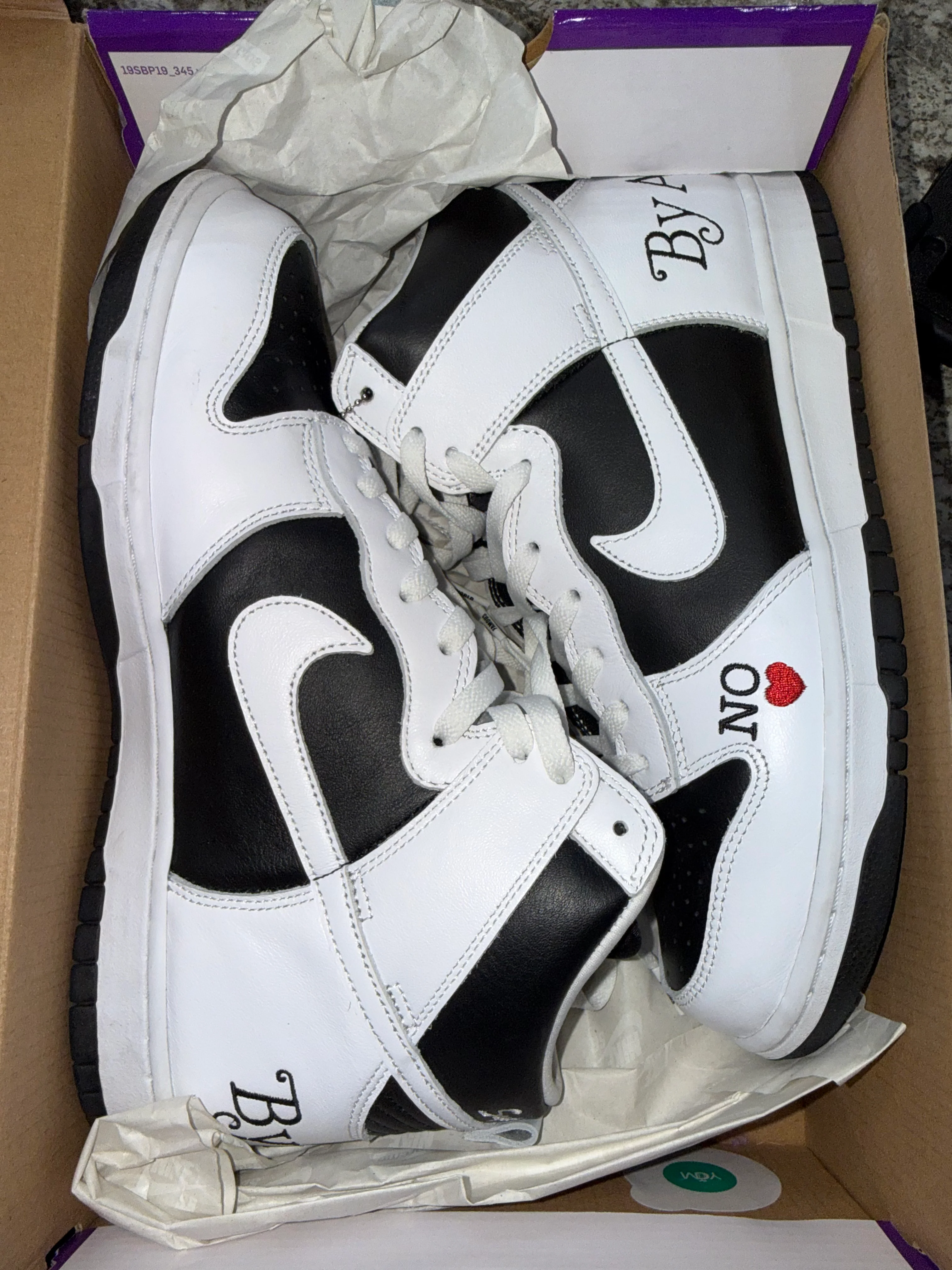 Nike SB Dunk High Supreme By Any Means Black - Image 5