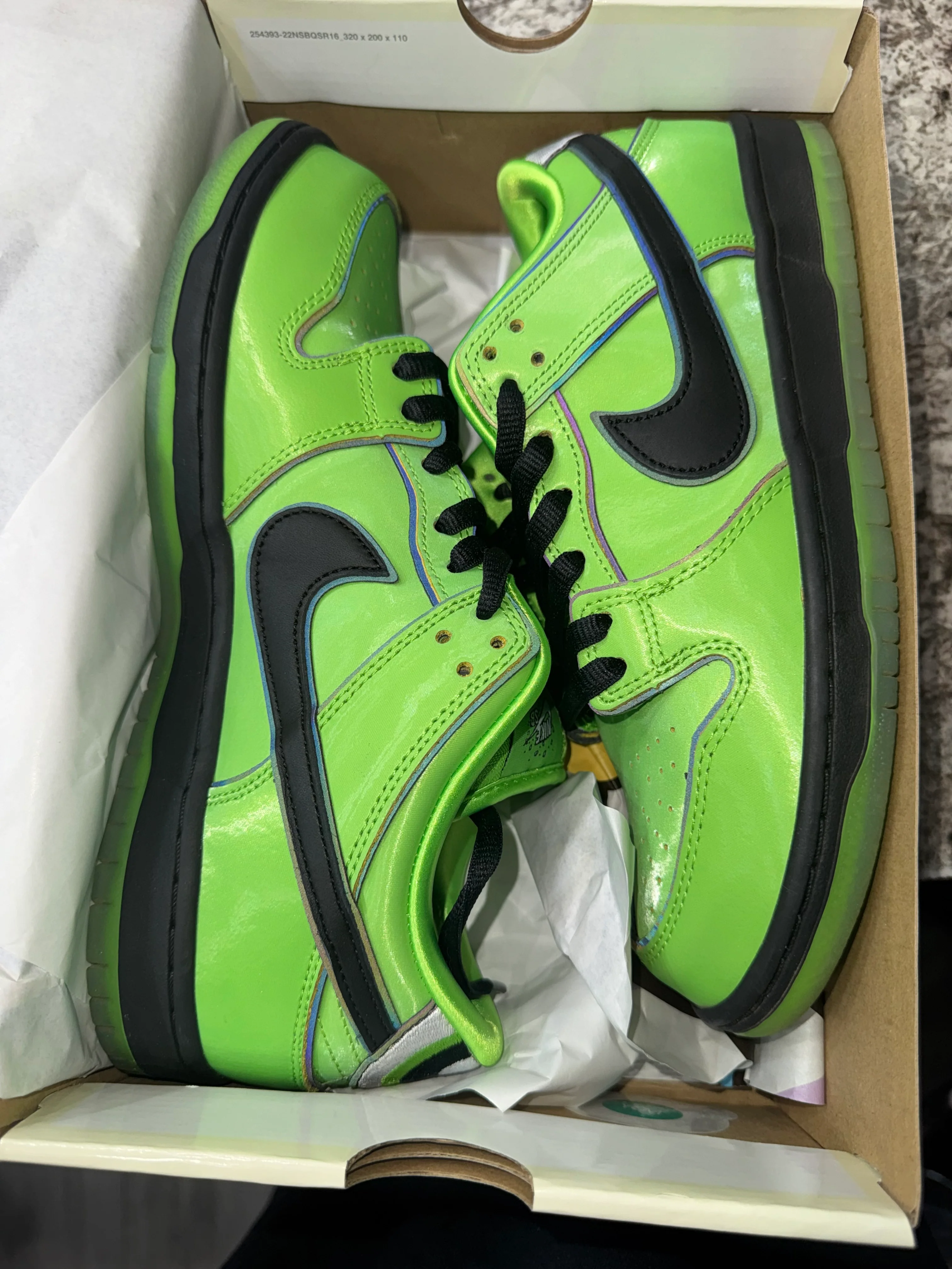 Nike SB Dunk Low The Powerpuff Girls Buttercup - Image 5